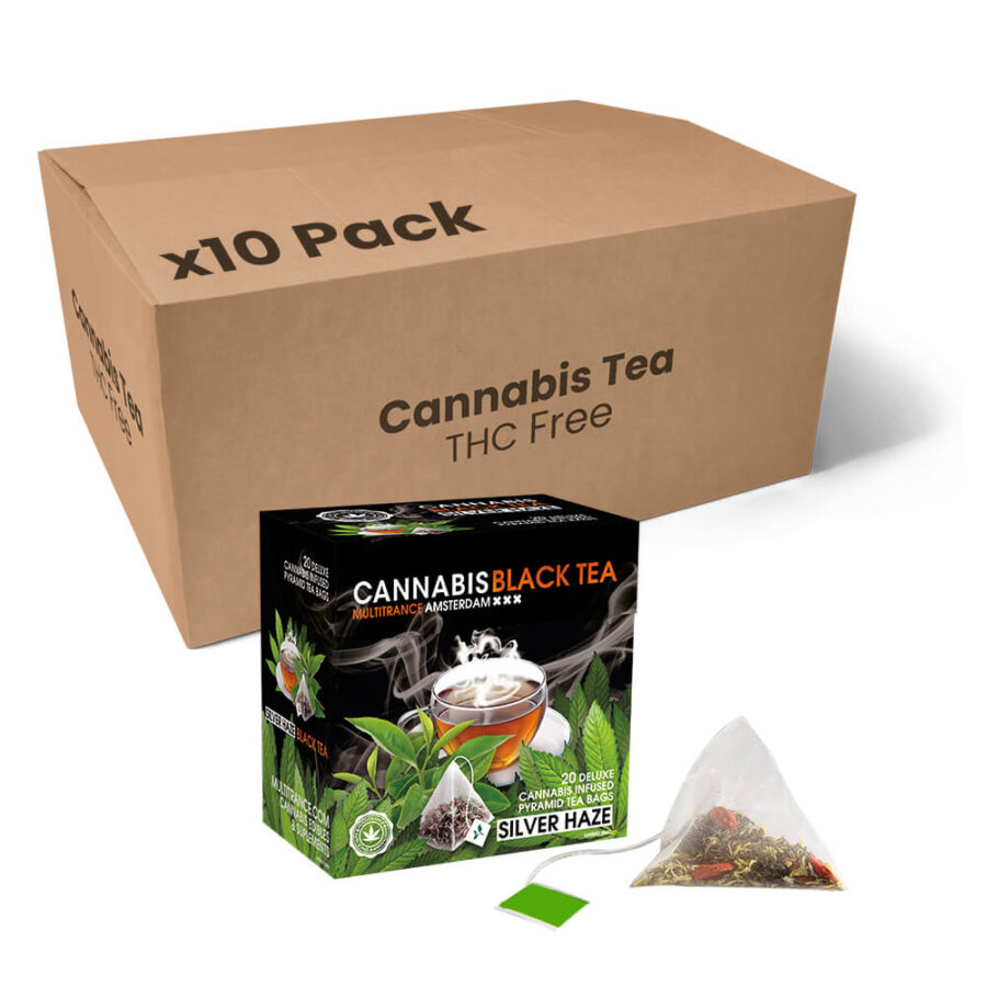 Cannabis Black Pyramid Tea Silver Haze (10packs/display)