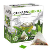 Cannabis Green Pyramid Tea White Widow (10packs/display)