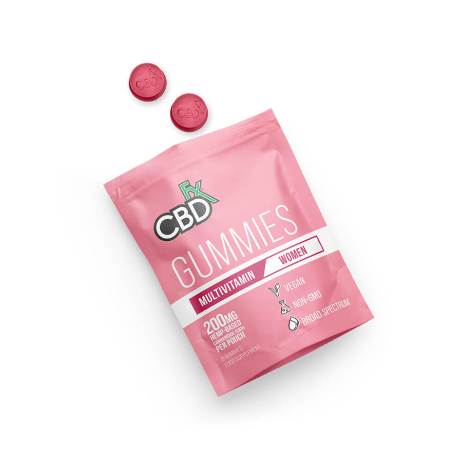 CBDfx Multivitamin for Women 200mg CBD Vegan Gummies (10x32g)