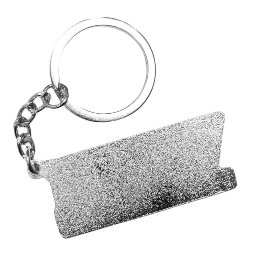 RAW Metal Keyring Keychain Silver (10pcs/pack)
