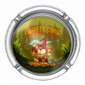 Best Buds Small Glass Ashtrays Gorilla Glue (6pcs/display)