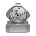 Krush Kube 2.0 Steel Grey Aluminium Grinder 2 Parts - 55mm