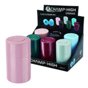 Champ High Plastic Vacuum Storage Box Mix Colors (6pcs/display)