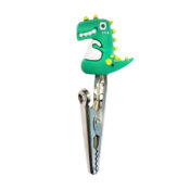 Metal Silicone Joint Clipper Dinosaur (12pcs/bag)