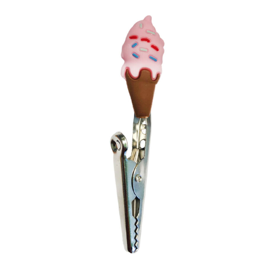 Metal Silicone Joint Clipper Ice Cream Cone (12pcs/bag)