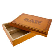 RAW x RYOT Natural Rolling Box in Wood