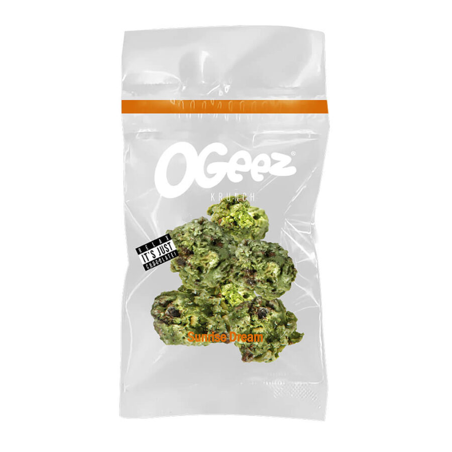 Ogeez 1-Pack Cannabis Shaped Chocolate Sunrise Dream (50g)