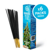 Cannabis Incense Sticks – Coconut and Dry Cannabis Leaves Scented (6packs/display)