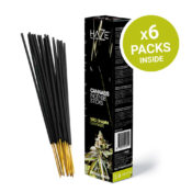 HaZe Cannabis Incense Sticks - Nag Champa Scented (6packs/display)