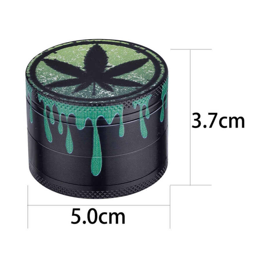 Champ High Dripping Leaf Paint Metal Grinder 4 Parts - 50mm (9pcs/display)