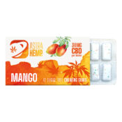 Astra Hemp Cannabis Chewing Gum Mango 36mg CBD (24pcs/display)