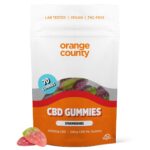 Orange County CBD Gummy Strawberries Large Bag 4800mg CBD 550g