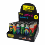 Clipper Lighters Pop Cover Cannabis Leaves (30pcs/display) Wholesale Clipper Lighters Pop Cover Cannabis Leaves 30pcsdisplay
