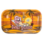 Best Buds Sunset Sherbet Metal Rolling Tray Long 16x27cm