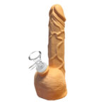 White Penis Silicone Bong 20cm