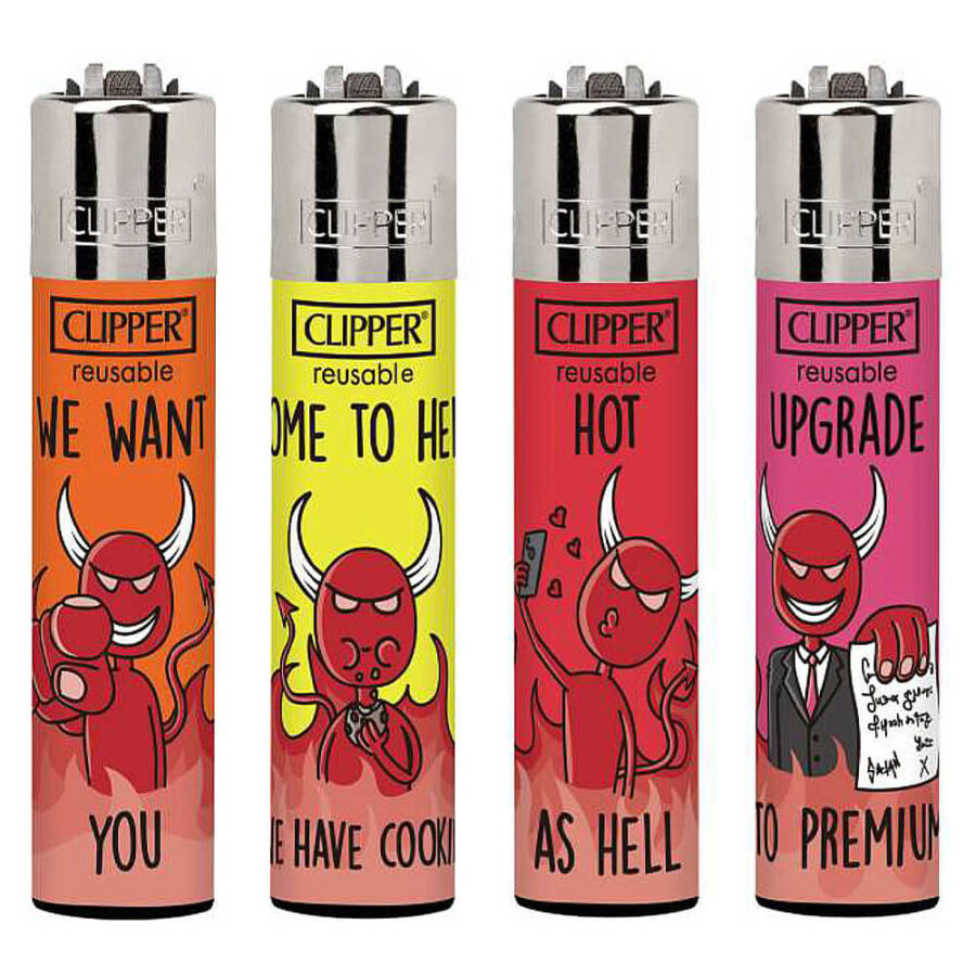 Clipper Lighters Funny As Hell (24pcs/display)