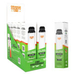 Orange County CBD 10ml Disposable Vape Pen Kiwi Guava Passion Fruit 600mg CBD + 400mg CBG - 3500 Puffs (10pcs/display)