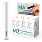 CCELL M3 White Vape Pen Battery Standard 510 Thread (20pcs/display)