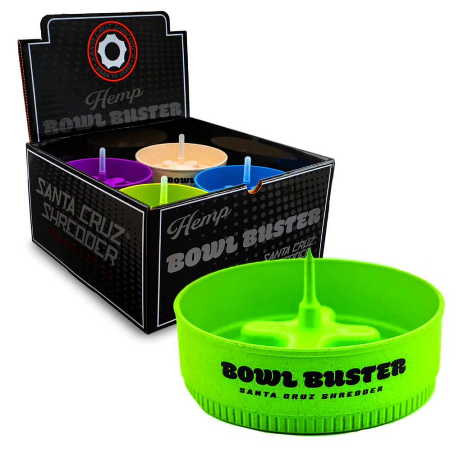 Santa Cruz Biodegradable Bowl Buster Ashtray Mix Colors (12pcs/display)