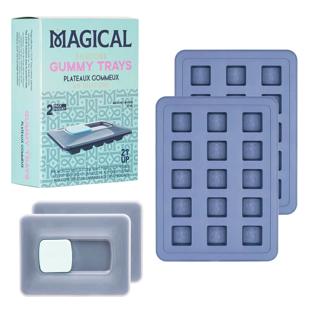 Wholesale Magical Butter 2-Pack Silicone Gummy Trays 8ml