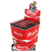 Monkey King Red Cola Smell Unbleached Rolling Papers with Tips (24pcs/display)