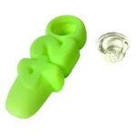 420 Silicone Pipe Green 10cm