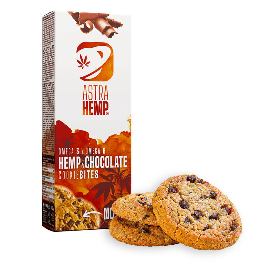 Astra Hemp Hemp Chocolate Chip Cookies 135g (12packs/display)