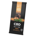 Haze Chocolat au Cannabis 70% Noir Caramel Salé 100mg CBD (15pcs/100g)