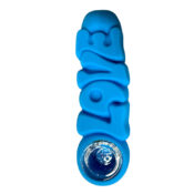 Love Silicone Pipe Blue 12cm
