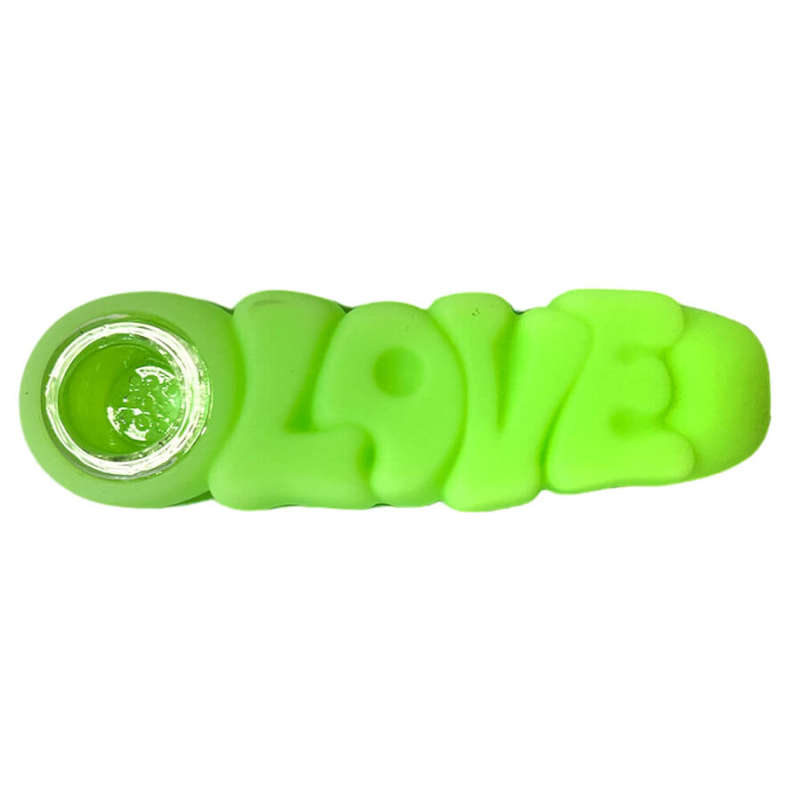 Love Silicone Pipe Green 12cm