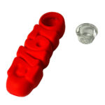 Love Silicone Pipe Red 12cm