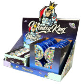 Monkey King Rolling Papers with Tips and Grinder Space Edition (48pcs/display)