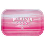 Elements Pink Medium Metal Rolling Tray
