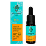 Weedness Bacon CBD Oil for Big Dogs 7% CBD (10ml)