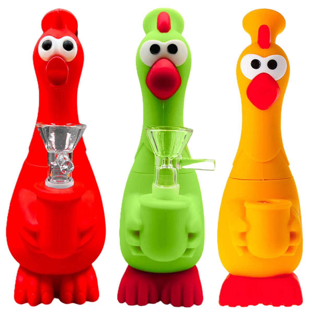 Chicken Silicone Bong 18cm Chicken Silicone Bong 18cm