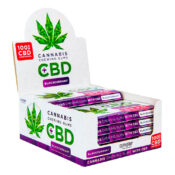 Euphoria Cannabis Blackcurrant Chewing Gums with 100mg CBD (12pcs/display)