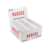 Narcos White Edition King Size Slim Rolling Papers + Tips (32pcs/display)