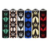 Clipper Lighters Metal Weed Forms (30pcs/display)