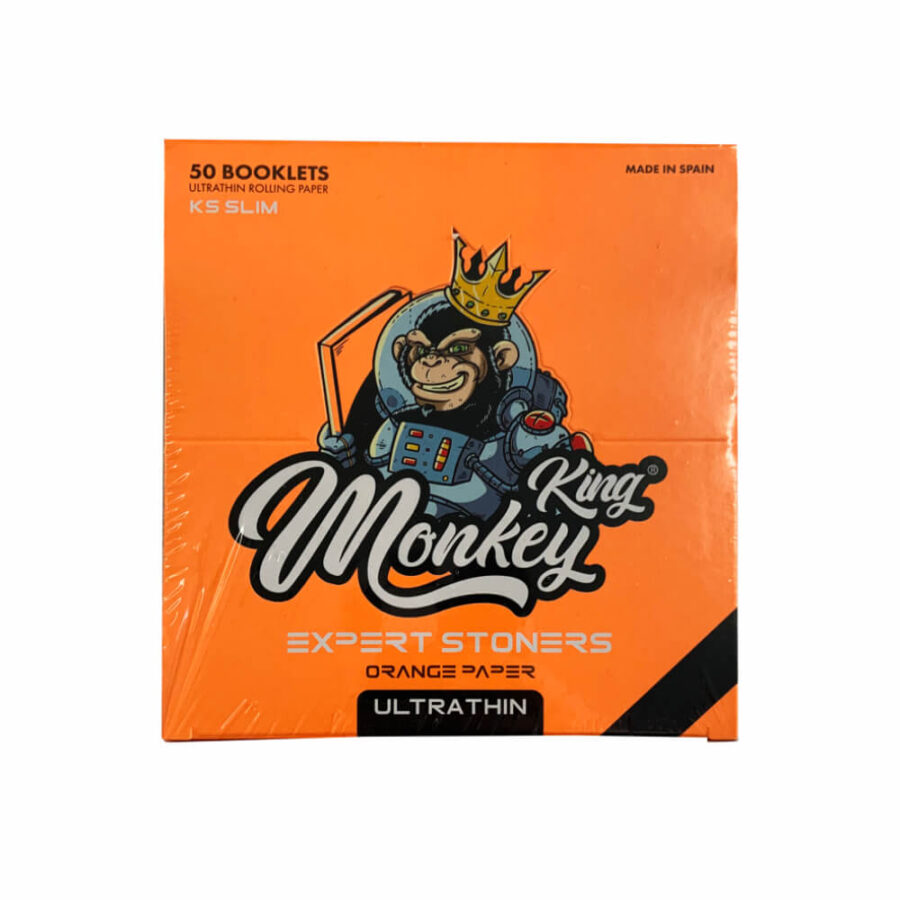 Monkey King Ultra Thin Rolling Papers Orange (50pcs/display)