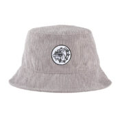 The Bulldog Bucket Hat Embroidery Grey