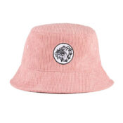 The Bulldog Bucket Hat Embroidery Pink