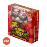 Bubbly Billy Buds Lollipops Sour Raspberry 10mg CBD (12packs/display)