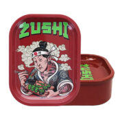 Best Buds Thin Box Rolling Tray with Storage Zushi