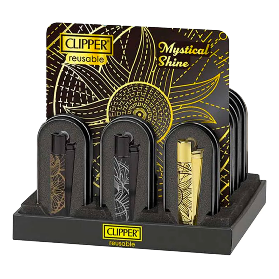 Clipper Metal Lighters Mystical Shine (12pcs/display)