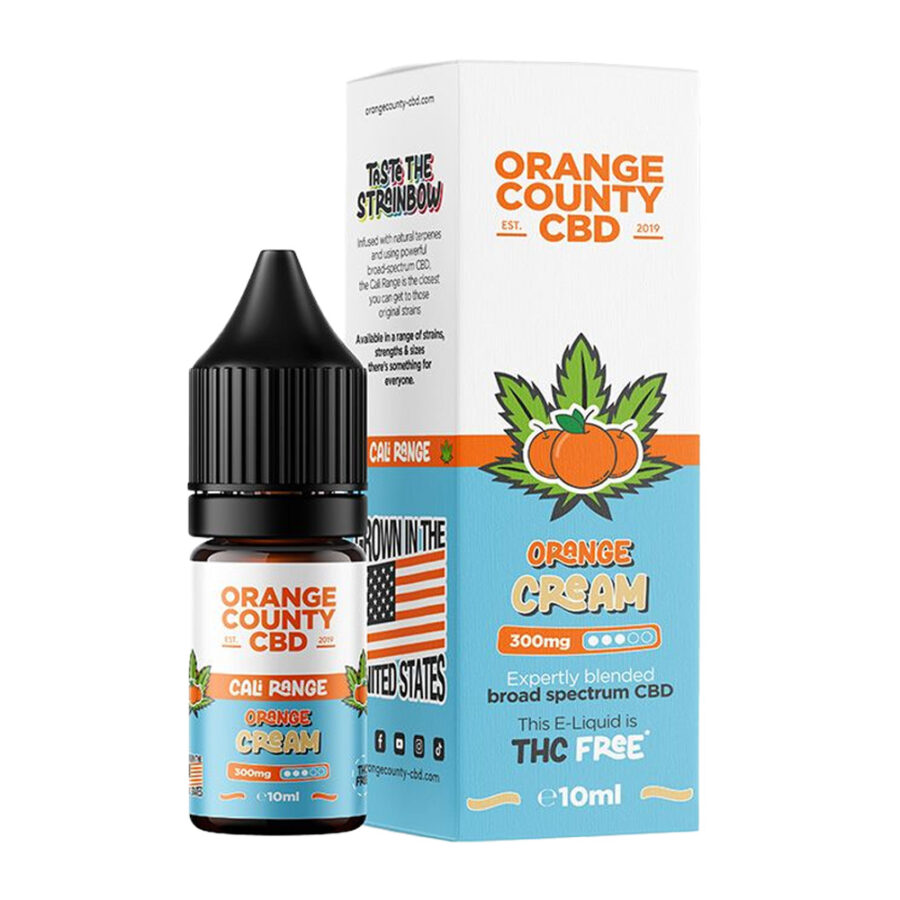 Orange County CBD Cali E-Liquid Orange Cream