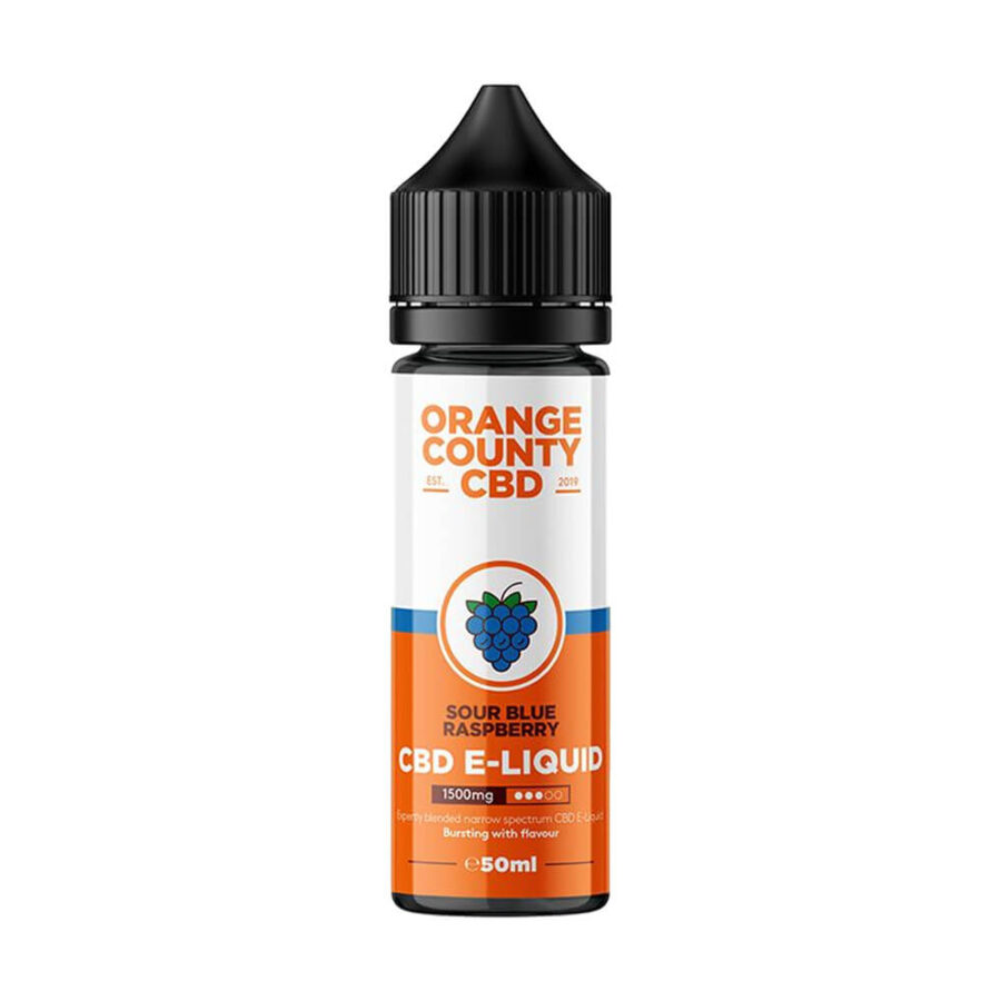 Orange County CBD E-Liquid Sour Blue Raspberry