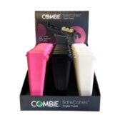 Combie Joint Holders Triple Tube Pink, Black + White (24pcs/display)