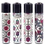 Clipper Lighters Roses and Gold (24pcs/display) Clipper Lighters Roses and Gold