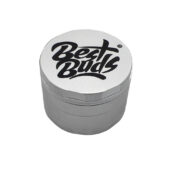 Best Buds Mighty Aluminium Grinder Silver 4 Parts (60mm)