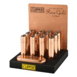 Clipper Gold Rose Metal Lighters and Giftbox (12pcs/display) wholesale clipper gold rose metal lighters giftbox 12pcs display 2 1
